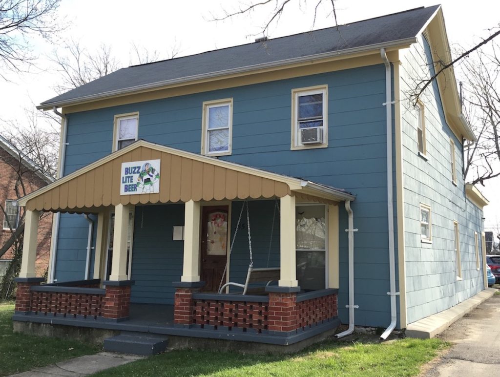 215 N. College Ave Buzz Light Beer